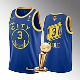 Warriors 3 Jordan Poole Blue Nike 2022 Finals Champions Swingman Jersey,baseball caps,new era cap wholesale,wholesale hats